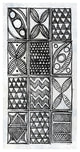 "Patterns of the Amazon III BW" Digital Paper Print by Kathrine Lovell, 20"x38"