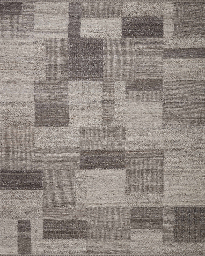 Loloi Manfred Charcoal / Dove 18" x 18" Sample Rug