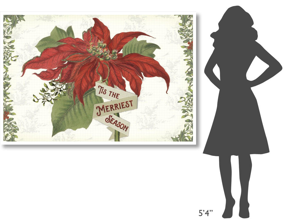 "Yuletide I" Digital Paper Print by Sue Schlabach, 62"x42"