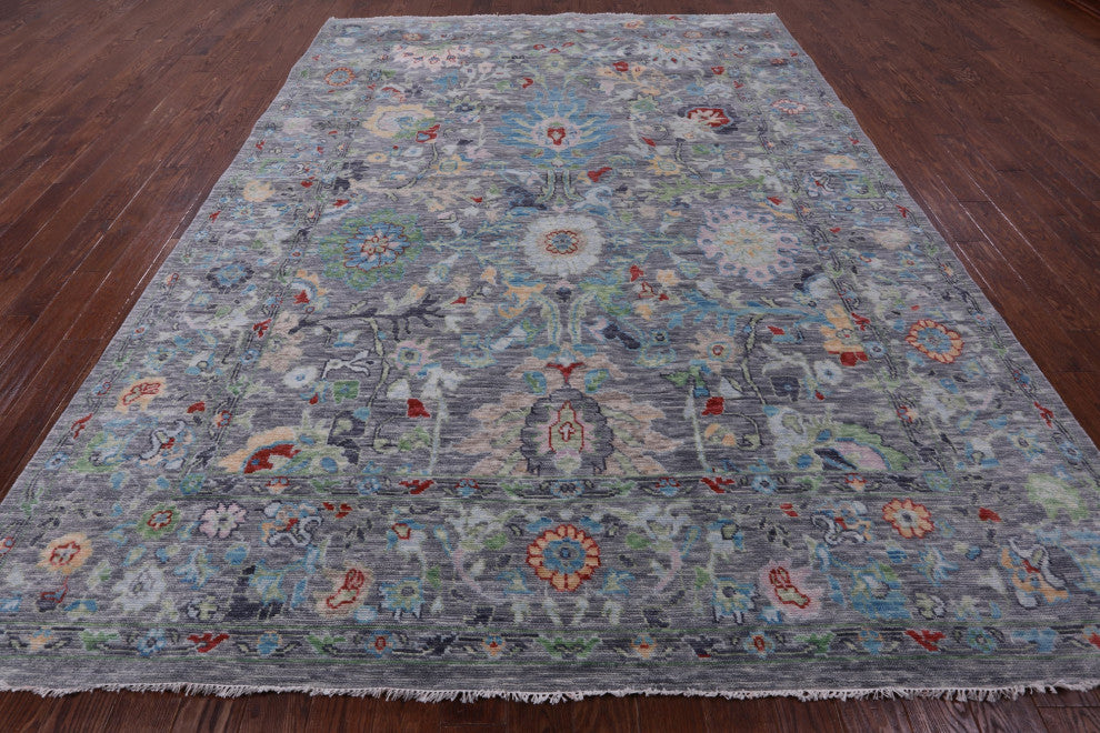 8' 11" X 12' 0" Turkish Oushak Handmade Wool Rug - Q13422