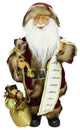 16" Standing Santa Holding A List of Names