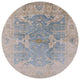 Ahgly Company Indoor Round Mid-Century Modern Area Rugs, 4' Round