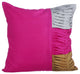 Pink Decorative Pillow Covers 14"x14" Silk, Pink Cheer