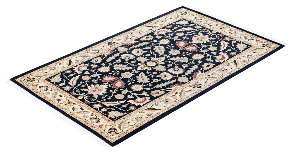 MOGUL, Hand Knotted Area Rug 5' 2" X 3' 2"