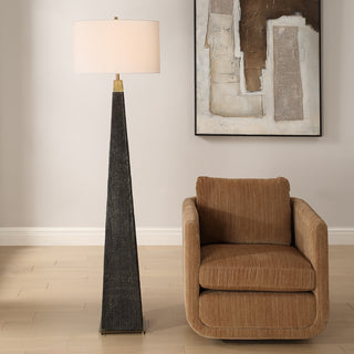 Uttermost Lathey Tapered Floor Lamp