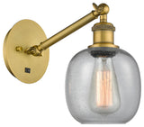 Innovations 317-1W-BB-G104 1-Light Sconce, Brushed Brass