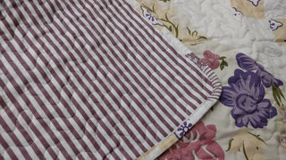 Wisteria Roses Patchwork Quilt Set, King