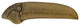 Right Toucan Pull, Antique-Style Brass
