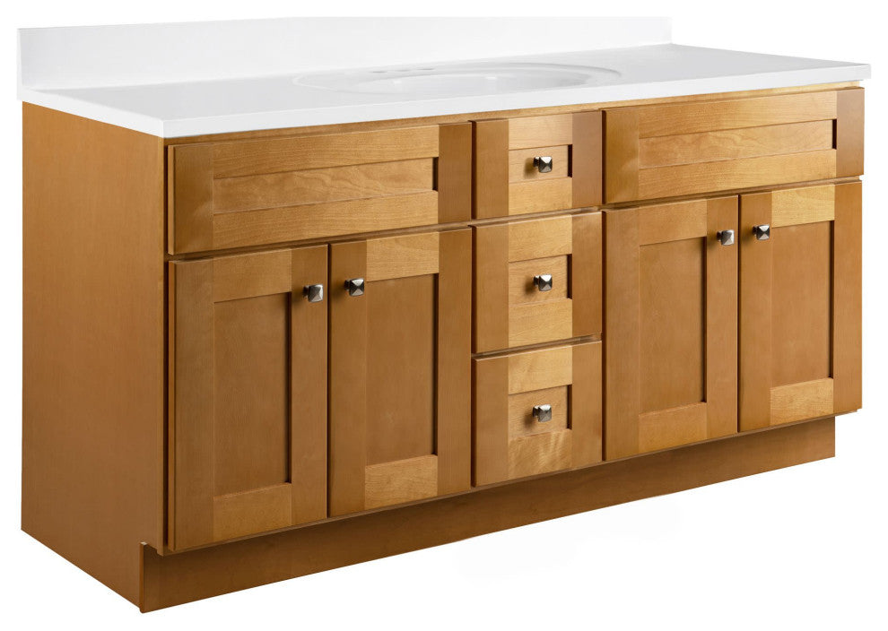 Design House 599019 Brookings 60" Single - Modern Birch