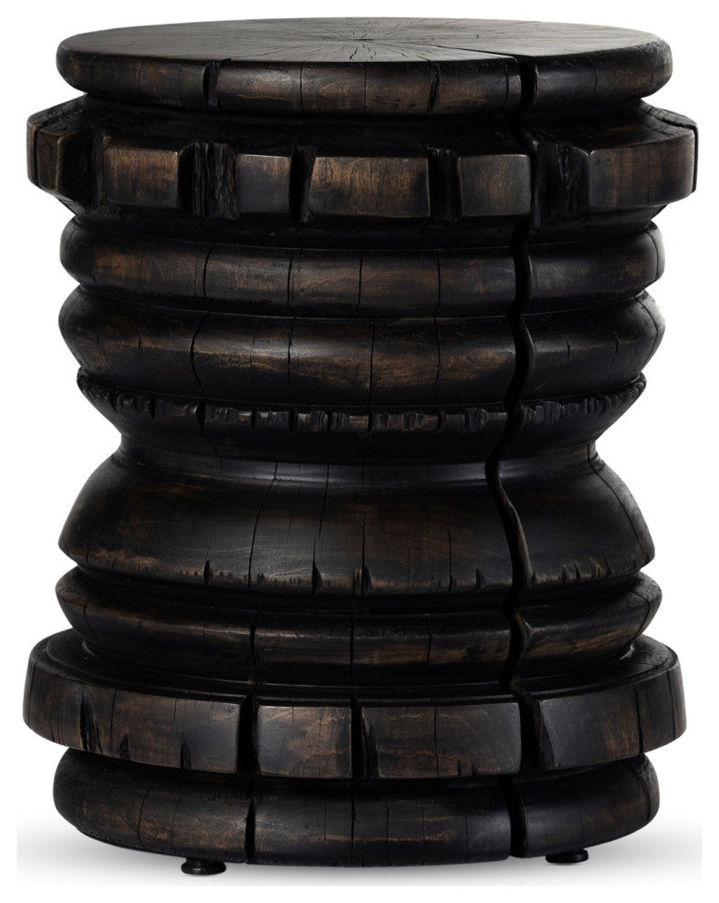 Judah End Table-Rubbed Black