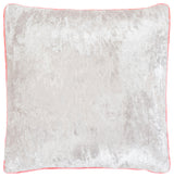 Surya Pixel Light Gray Pillow Shell With Polyester Insert 18"H X 18"W