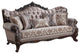 ACME Benbek Sofa With 5 Pillows, Fabric and Antique Oak Finish