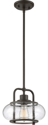Trilogy 1-Light Mini Pendant, Old Bronze