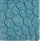 Bath Rug Cotton, GSF 200, Pattern Pebbles, Arctic Blue, 36"x24"