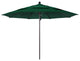Fiberglass Umbrella Bronze, Forest Green