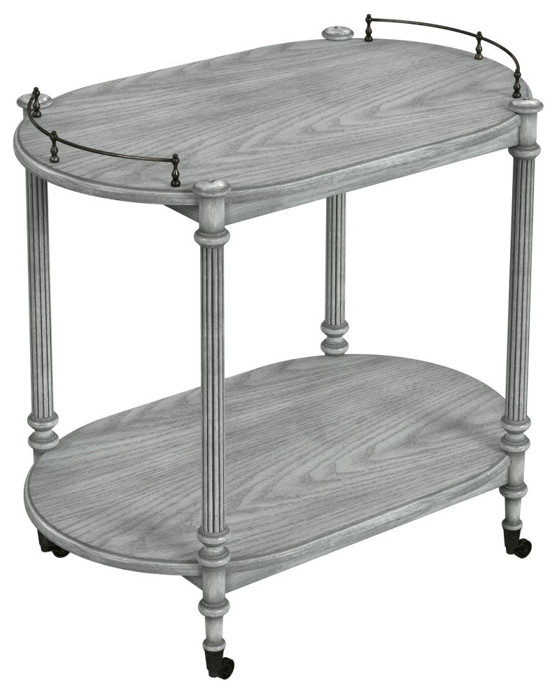 Butler Specialty Company, Kathleen 2 Tier Bar Cart, Gray