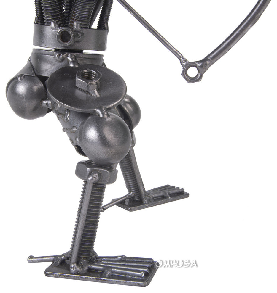 Metal Predator With Bow and Arrow