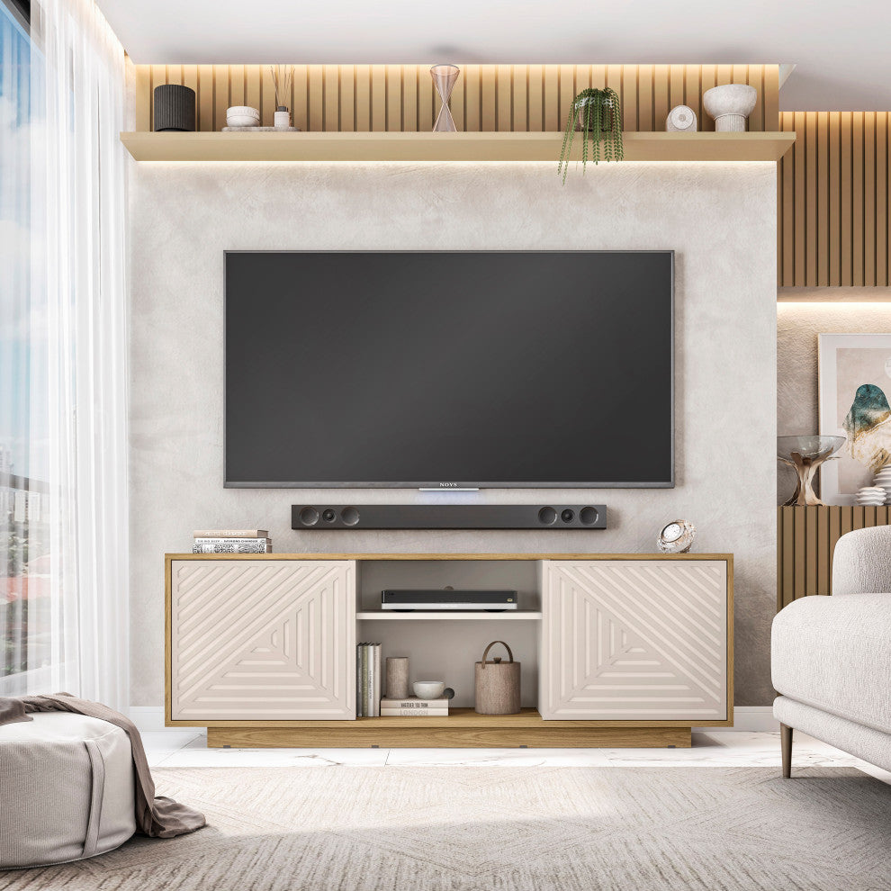 Techni Mobili TV Stand for TV"™s Up to 70"�, Oak