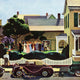 "Backyard Wedding" Painting Print on Canvas by John Falter