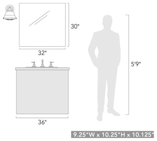 Golden Bartlett 1 Lt Wall Sconce, French White, French White Shade