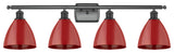 Innovations 516-4W-BK-MBD-75-RD 4 Light Bath Vanity Light, Matte Black