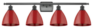 Innovations 516-4W-BK-MBD-75-RD 4 Light Bath Vanity Light, Matte Black