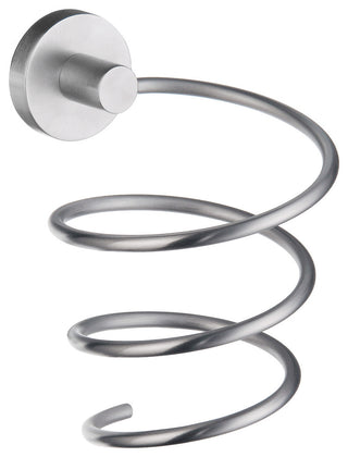 Home Holder For Hairdryer Brushed Chrome