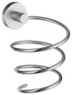Home Holder For Hairdryer Brushed Chrome