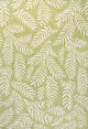 Nevis Palm Frond Indoor/Outdoor, Green/Cream, 4x6
