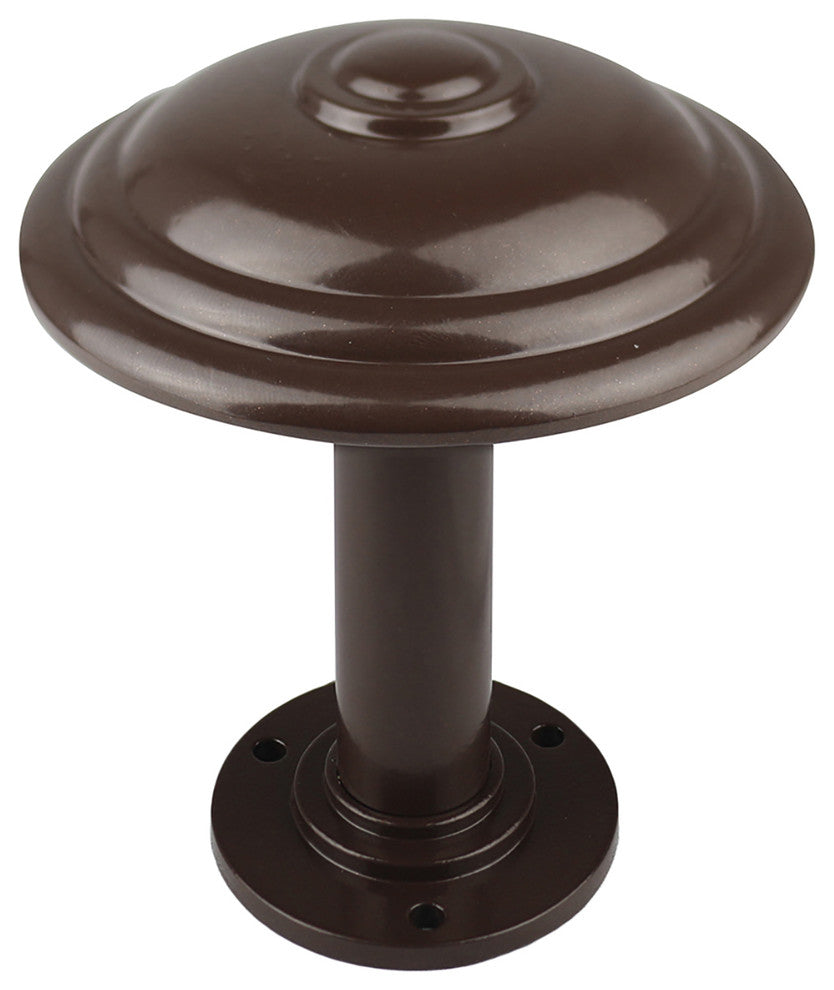 Tondo Metal Drapery Medallion Holdback, Bronze