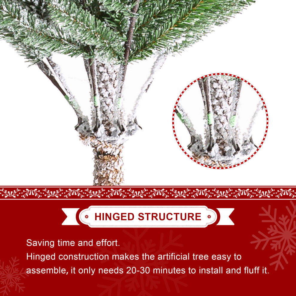 11' Pre-Lit Artificial Christmas Tree