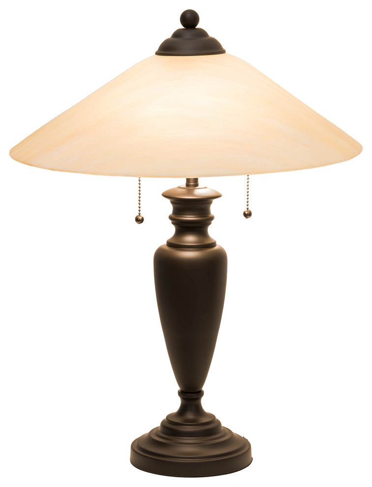 18"H Beige Iridescent Table Lamp