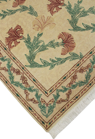 Pak-Persian Carnation Beige Rug, 4'7x6'7