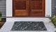 A1HC Floral Large Natural Rubber, Outside entryway Durable Doormat 30"� X 48"