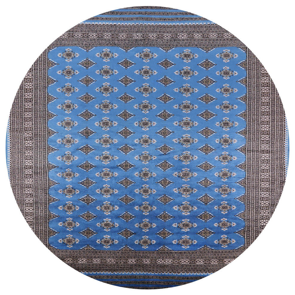 Ahgly Company Indoor Round Mid-Century Modern Area Rugs, 3' Round