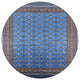 Ahgly Company Indoor Round Mid-Century Modern Area Rugs, 3' Round