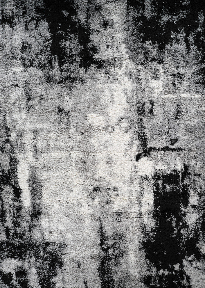 Noori Rug Shag Clark Grey/Black Rug