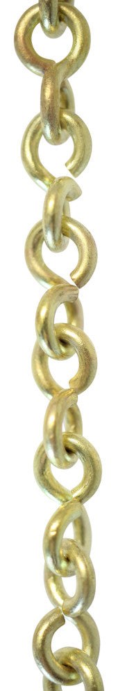 RCH Hardware Brass Loop Chandelier Chain, 2 Sizes, 3', Acid Dipped, U15