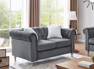 Raisa Loveseat, Gray