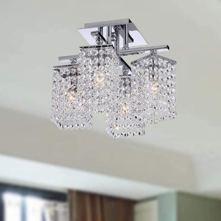Madilynn 4-light Crystal Ceiling Chandelier