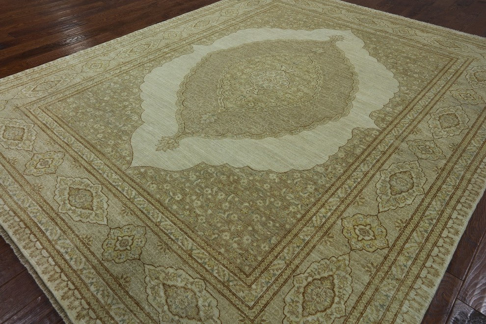 Oriental Tabriz 8'x10' Handmade Area Rug, W2524