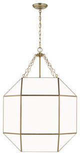 Morrison 4-Light Lantern, Satin Brass