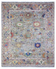 Dolphin Gray Hand Knotted Wool Aryana With Ziegler Mahal Oriental Rug 8'2"x9'9"