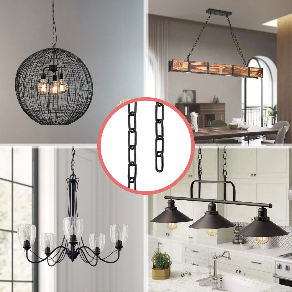 21101 36" Decorative Light Fixture Chain, Oil Rubbed Bronze