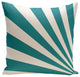 Geometric Decorative Pillow, Lake Blue, 16"x16"