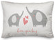 Elephant Love 14x20 Lumbar Pillow