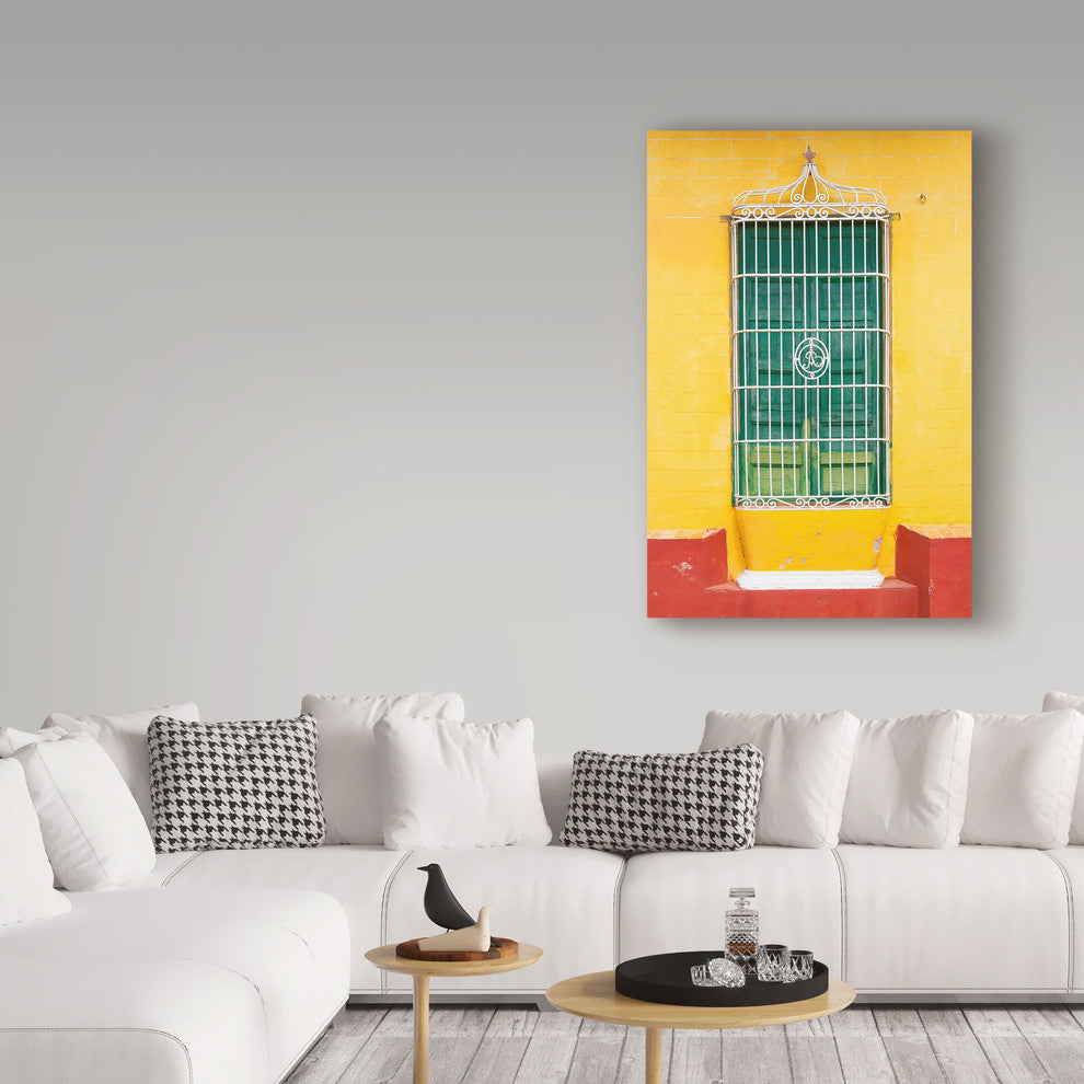 "Colorful Cuban Window" by Philippe Hugonnard, Canvas Art, 16"x24"