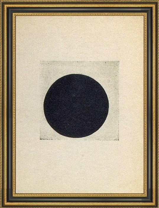 Kazimir Malevich Composition  Black Circle