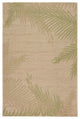 8" x 9" Green Palms Indoor Outdoor Area Rug
