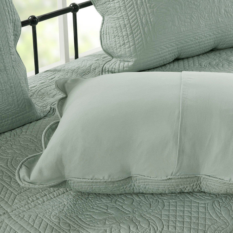 Madison Park Tuscany 6 Piece Reversible Scalloped Edge Daybed Cover Set
